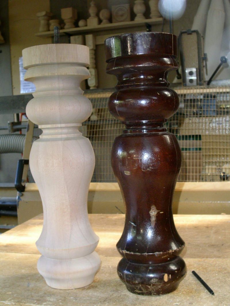 Turned Timber Legs, Wooden Legs for Furniture Traditional Turnings